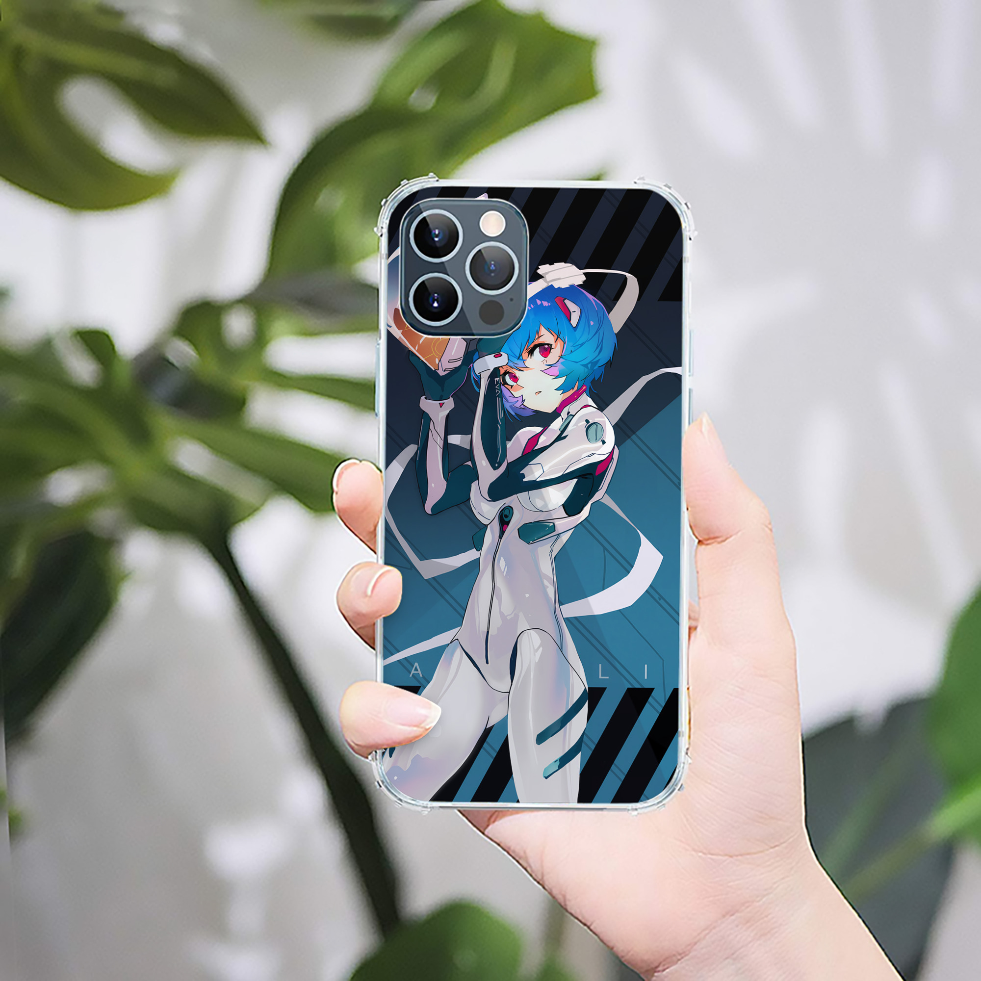 （画像用） EVA 新世紀エヴァンゲリオン 【iPhone 12シリーズ対応】透明スマホケース（クリアソフトケース）